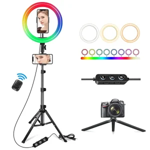 LED Ring Light with Tripod Stand